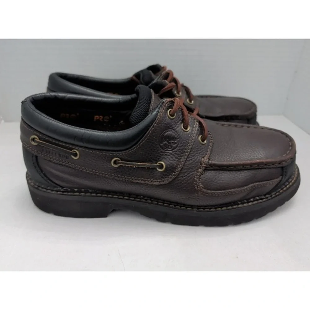 Timberland ASTM F2413-05 ANSI Z41‎ PT99 Men Size 9.5M Steel Moc Toe Oxford Shoes